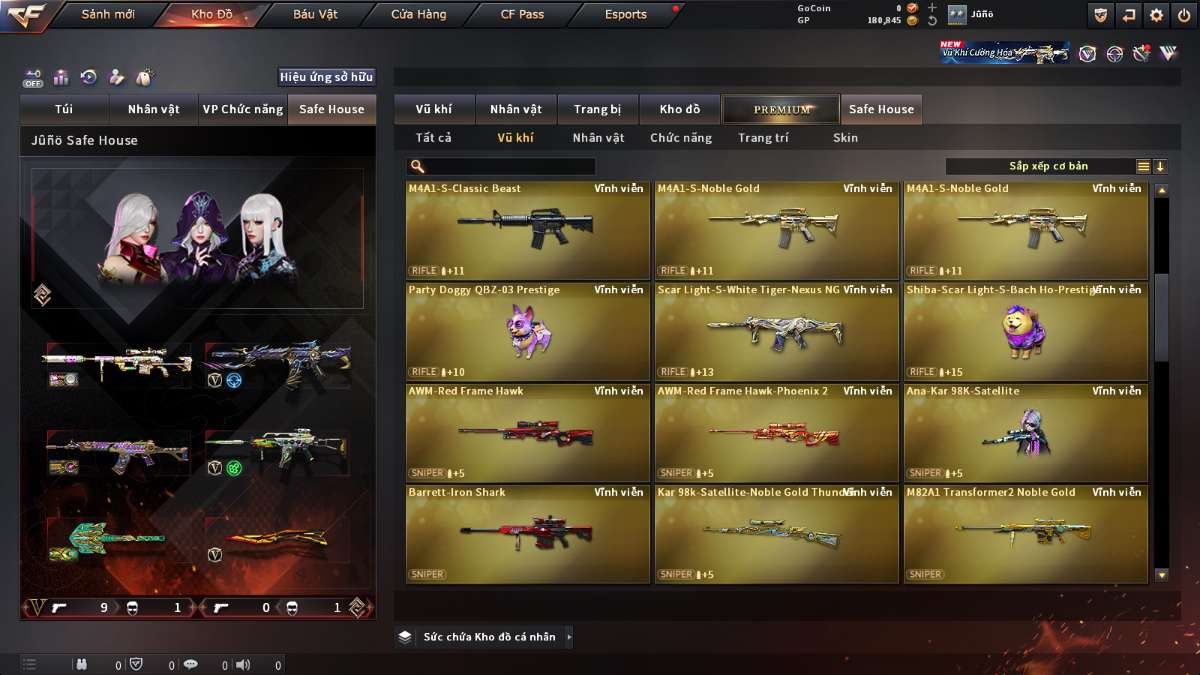 shop acc cf uy tin gia re